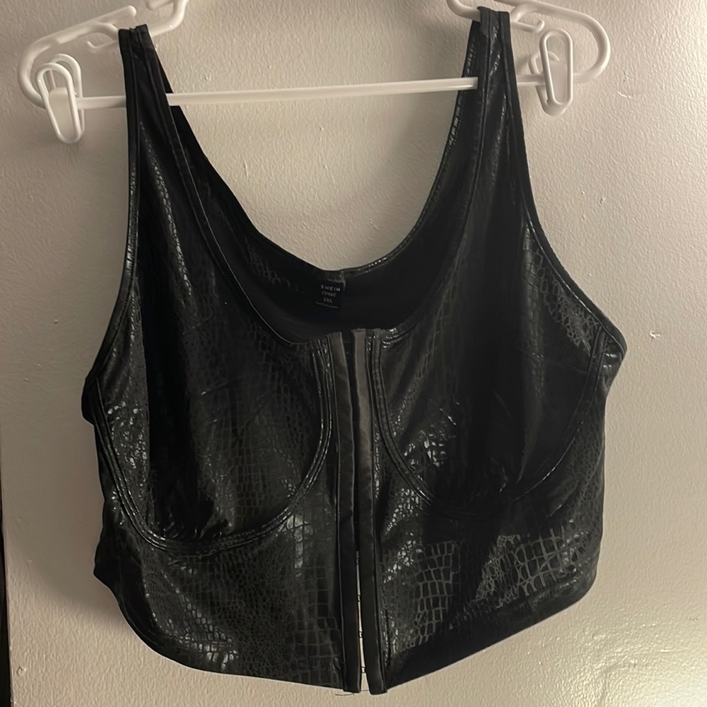 Snakeskin Crop Top